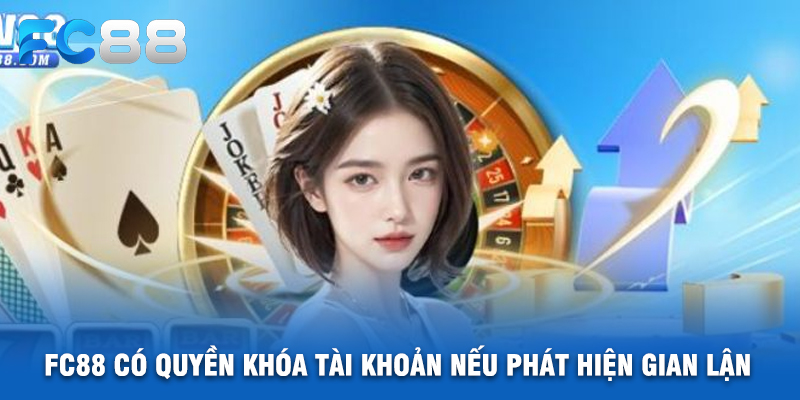 FC88 Có Quyền Khóa Tài Khoản Nếu Phát Hiện Gian Lận